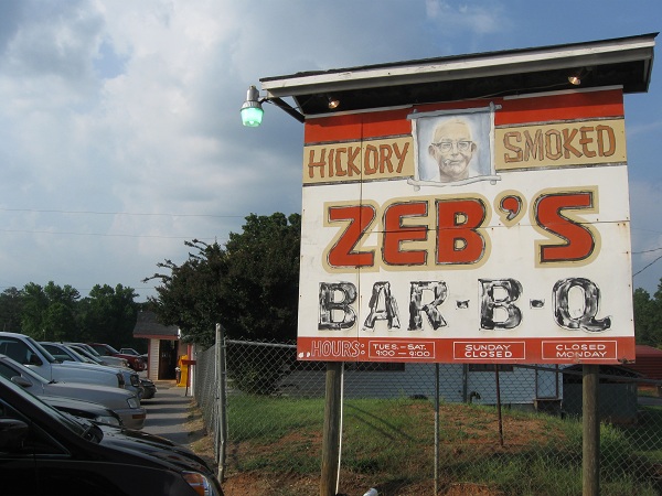 Zeb’s Bar-B-Q, Danielsville GA