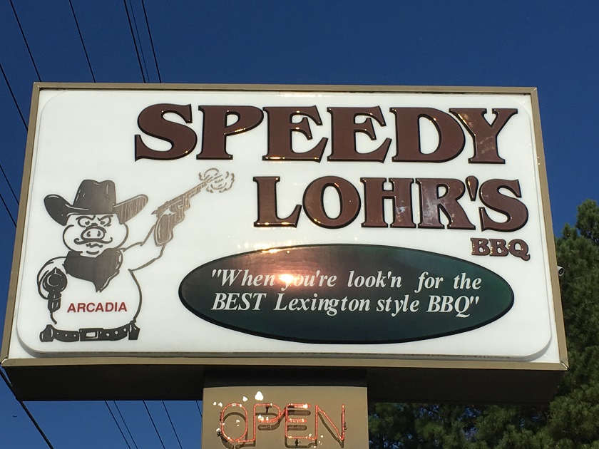 Speedy Lohr’s of Arcadia, Lexington NC